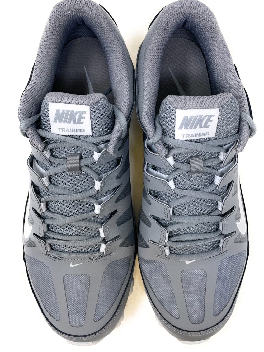 Nike Training Grey Mesh & Synthetic Sneakers
